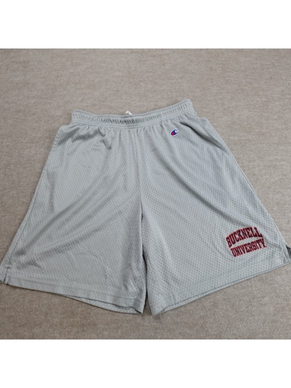 Champion Shorts Medium Gray Bucknell University Meshies Vintage